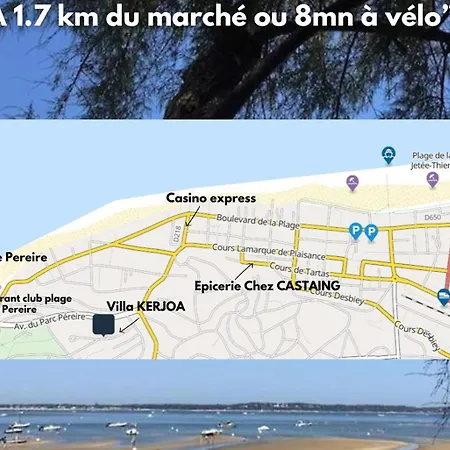 Appt 3 P Rez De Jardin, Proche Plage Pereire Arcachon